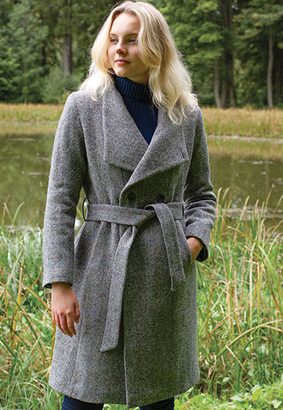 Lorna Coat Harris Tweed CZ