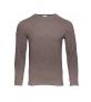 Mens Crew Neck Sweater Brown - view 1