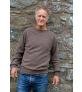 Mens Crew Neck Sweater Brown - view 2
